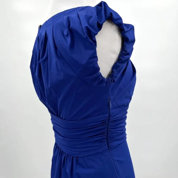 DIANE VON FURSTENBERG Jamila Dress Blue 0 - Picture 8 of 11